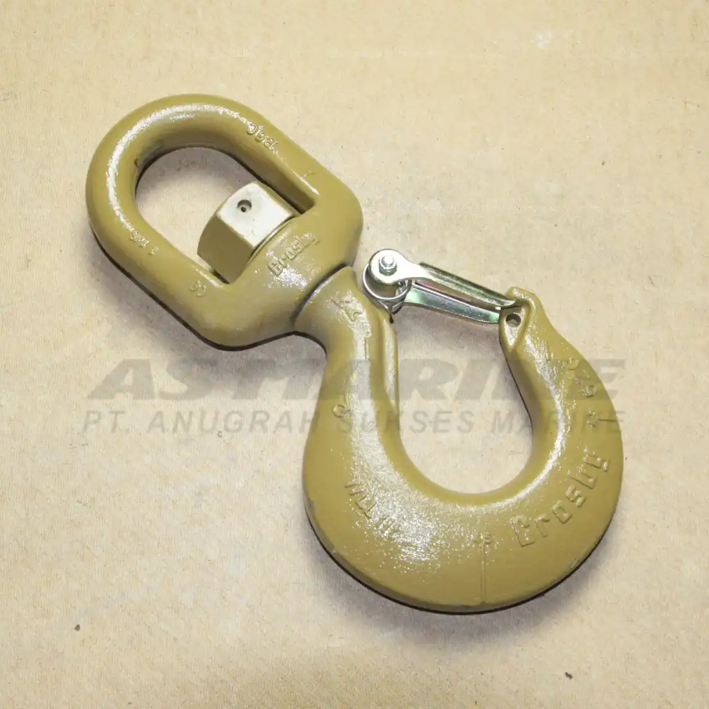 Kait / Gancu / Hook Swivel Crosby L322AN With Latch Kit 11 Ton